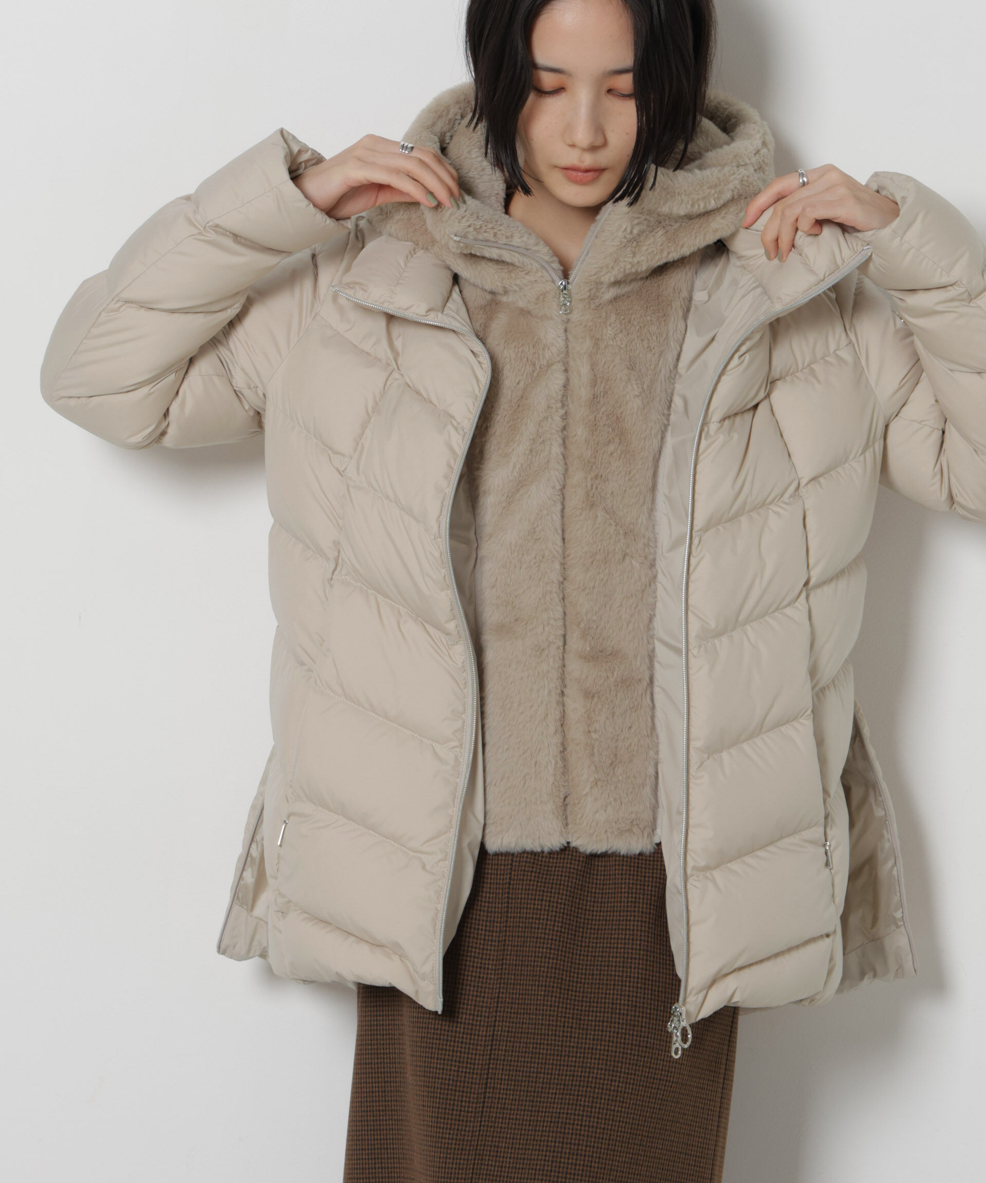 NANO universe「CAPE HORN/別注 ALVAREZ MATT」|ダウン|