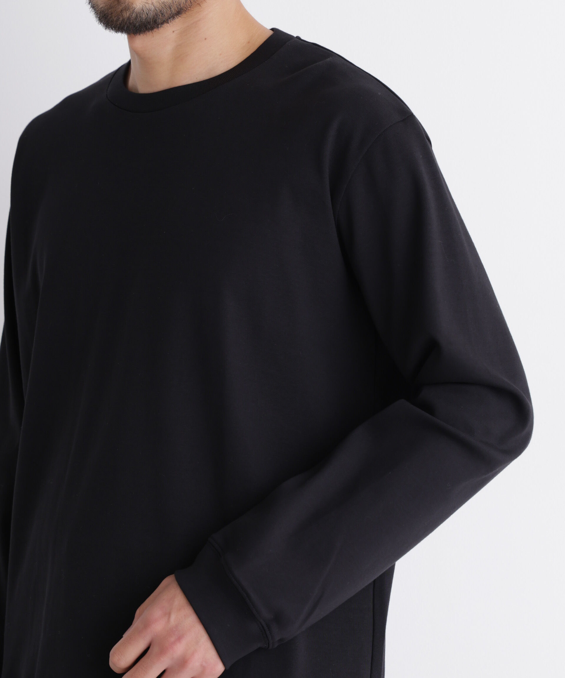 NANO universe「「FORMAL JERSEY」クルーネックカットソー長袖」|Tシャツ・カットソー|
