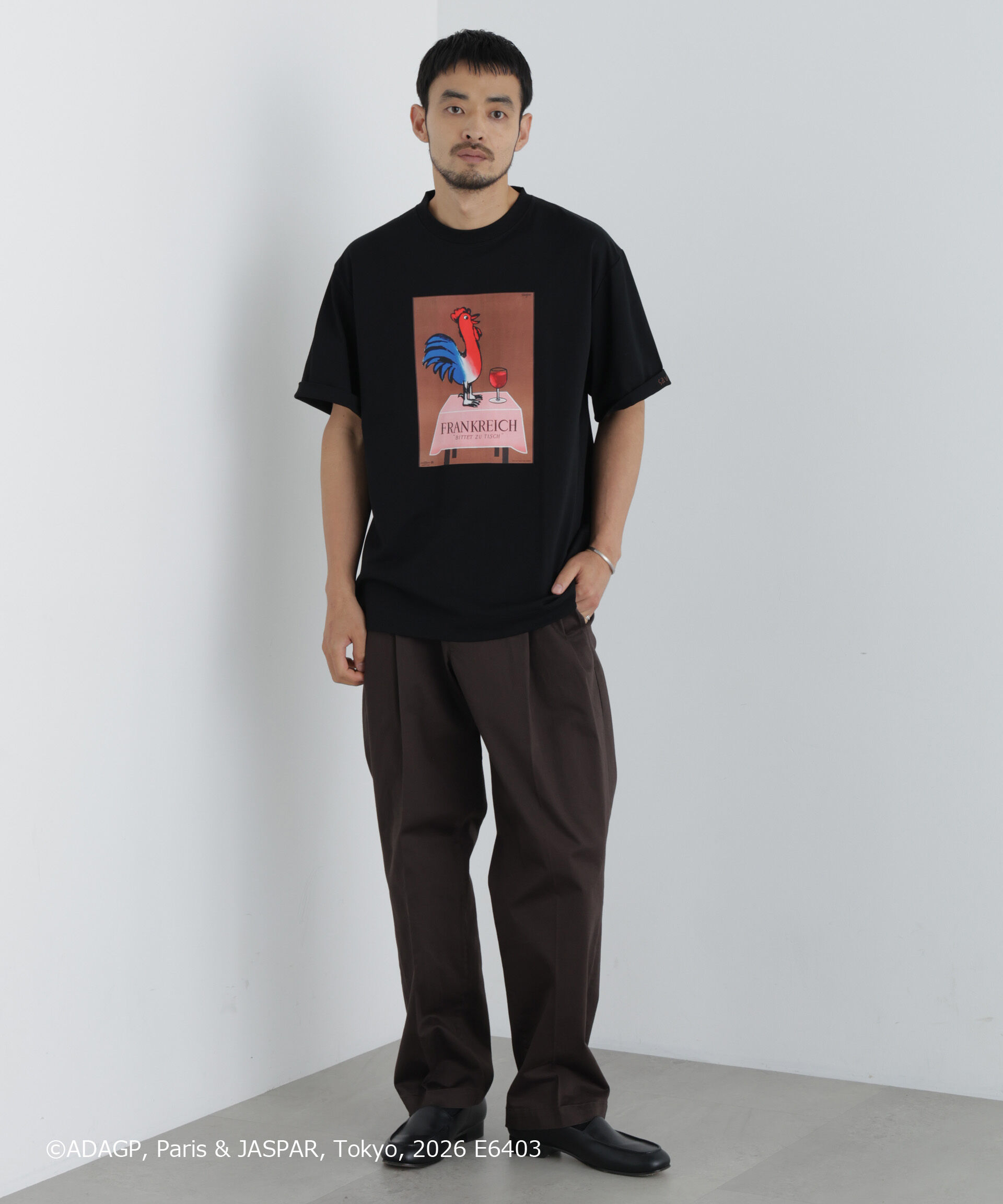 NANO universe「｢OtoNANO｣&times;SAVIGNAC プリントTシャツ」|Tシャツ・カットソー|