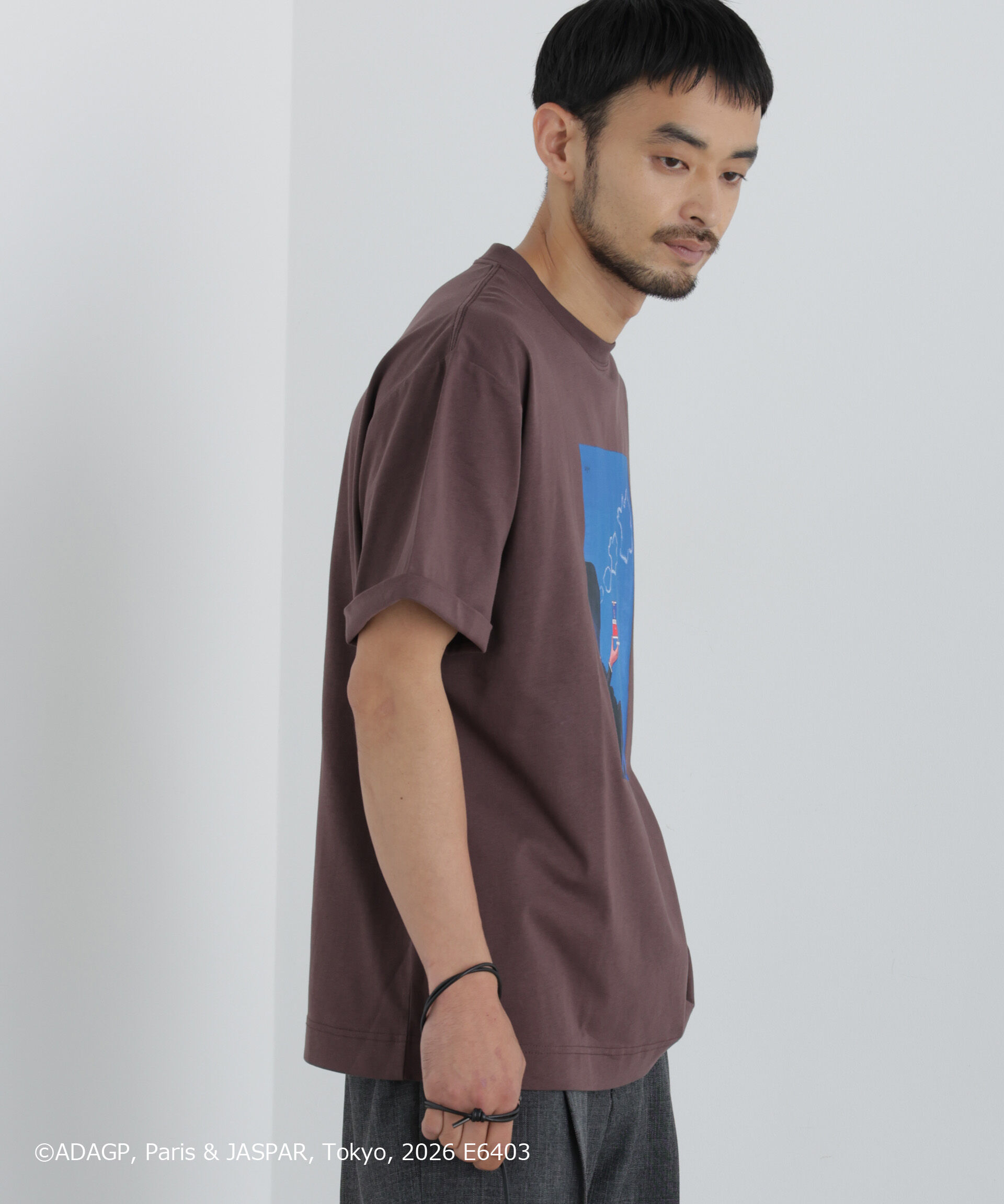 NANO universe「｢OtoNANO｣&times;SAVIGNAC プリントTシャツ」|Tシャツ・カットソー|