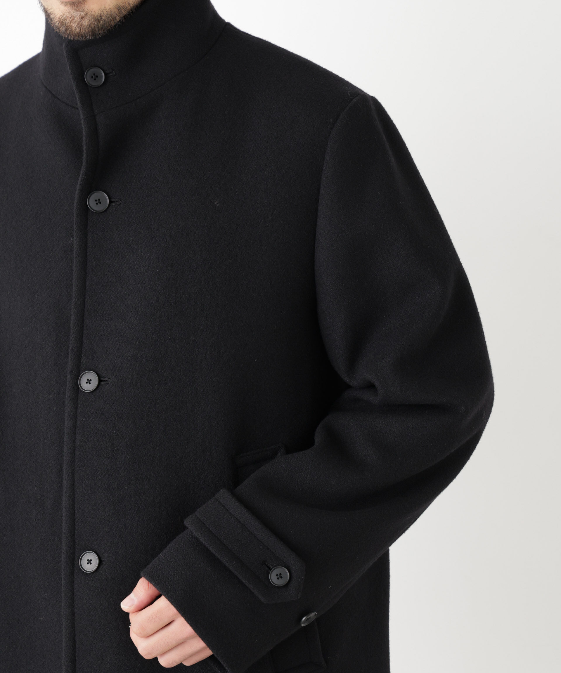 NANO universe「「NEW ON COAT」ウール/Nスタンドカラーコート」|その他|