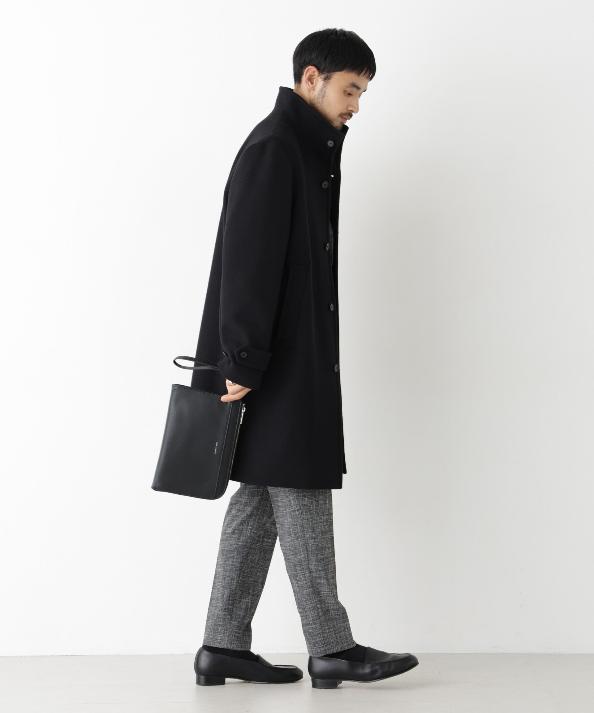 NANO universe「「NEW ON COAT」ウール/Nスタンドカラーコート」|その他|