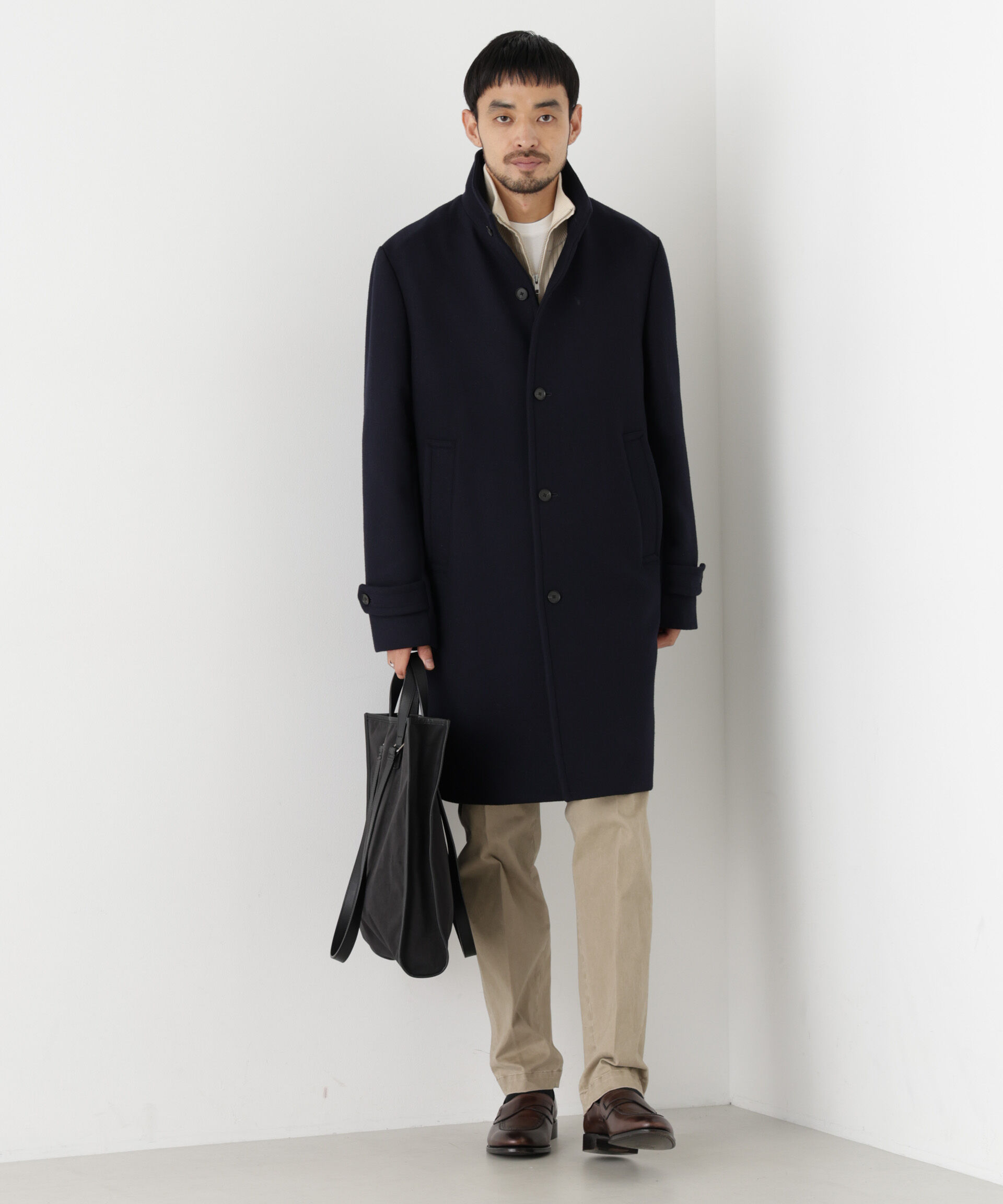 NANO universe「「NEW ON COAT」ウール/Nスタンドカラーコート」|その他|