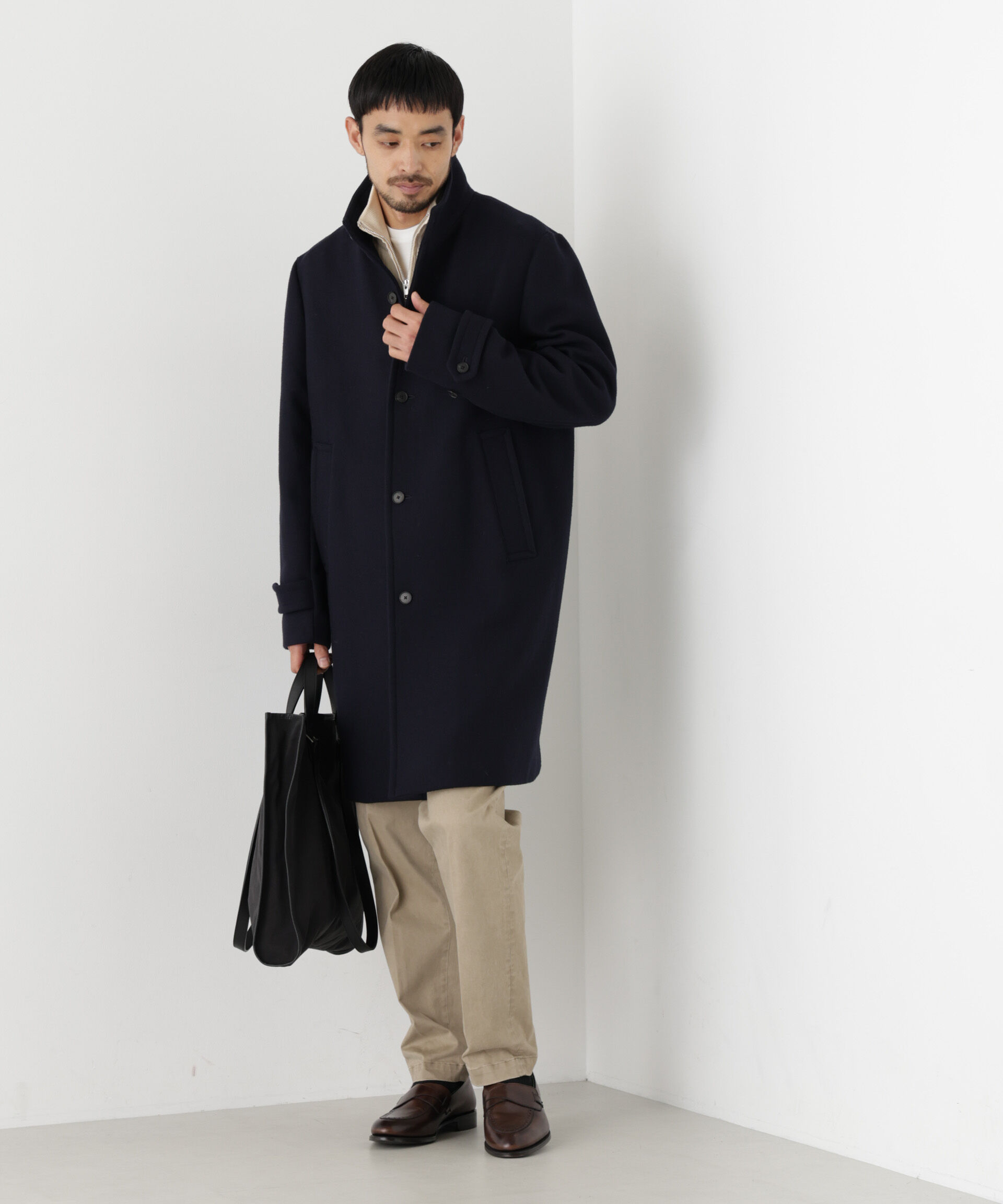 NANO universe「「NEW ON COAT」ウール/Nスタンドカラーコート」|その他|