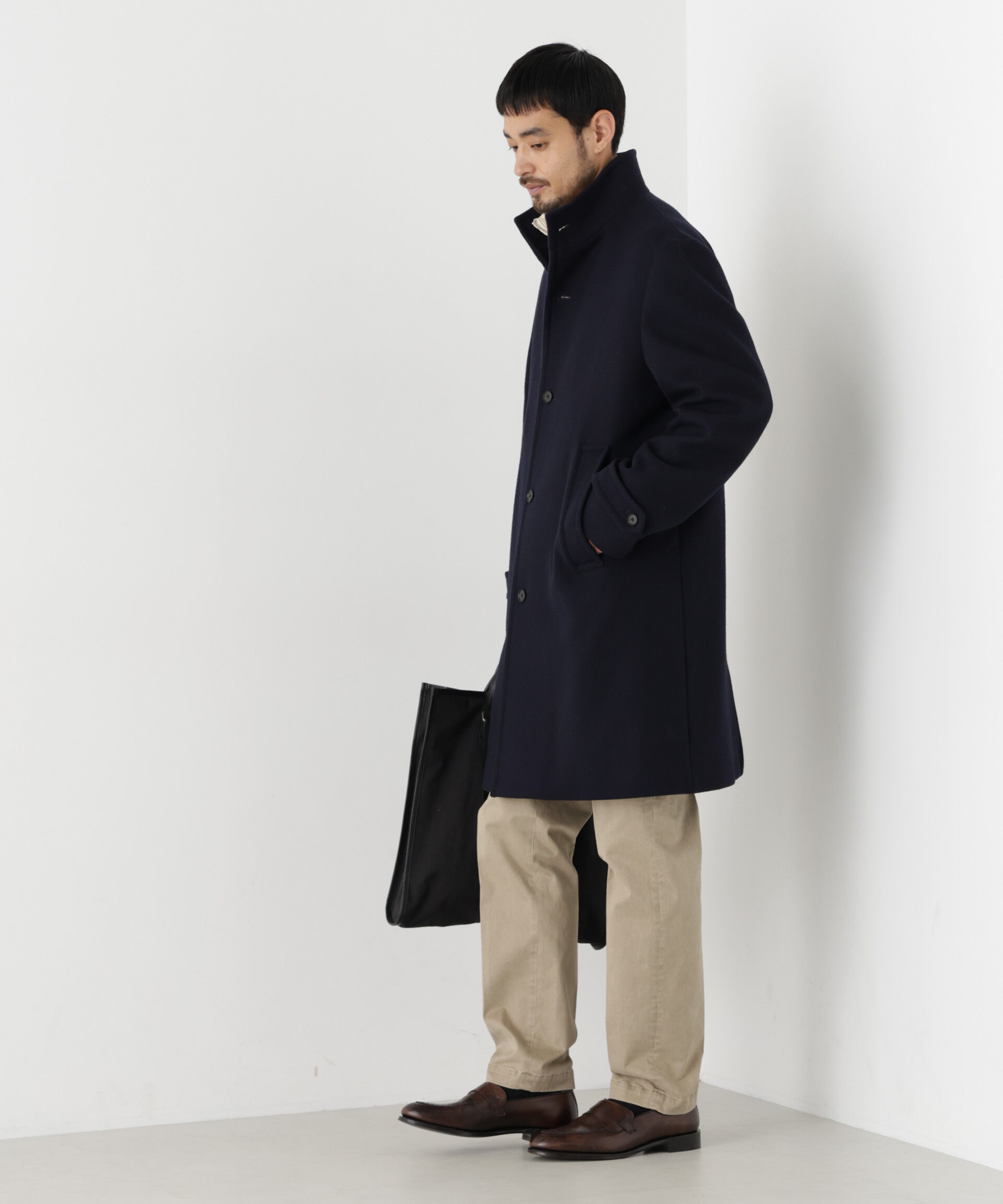 NANO universe「「NEW ON COAT」ウール/Nスタンドカラーコート」|その他|