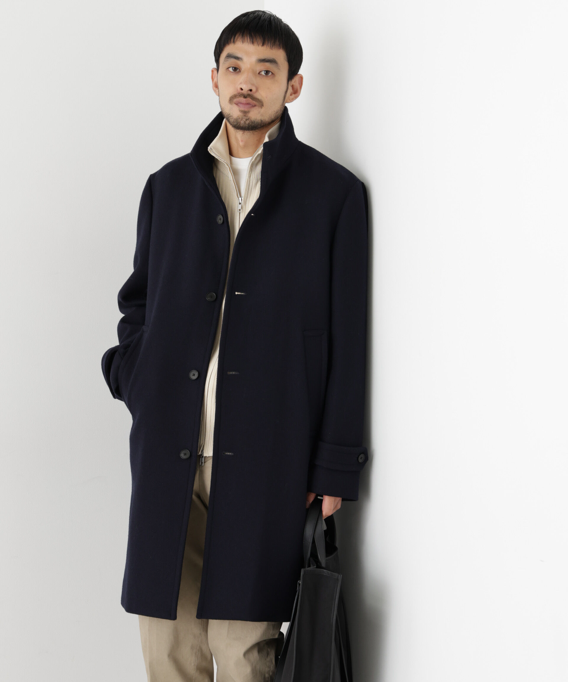NANO universe「「NEW ON COAT」ウール/Nスタンドカラーコート」|その他|