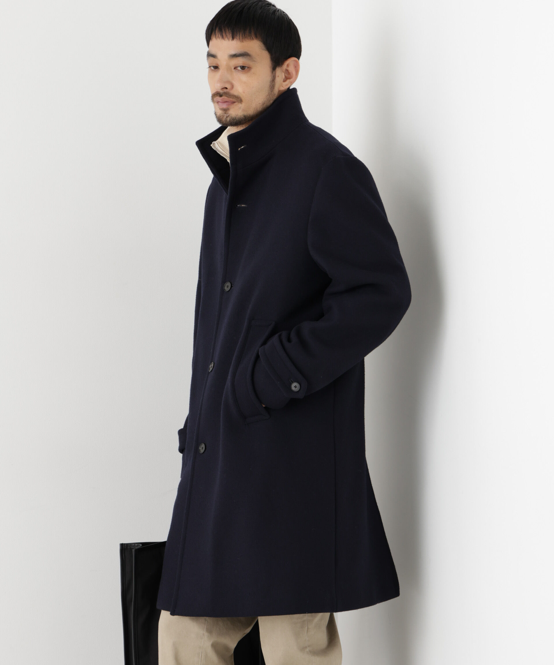 NANO universe「「NEW ON COAT」ウール/Nスタンドカラーコート」|その他|