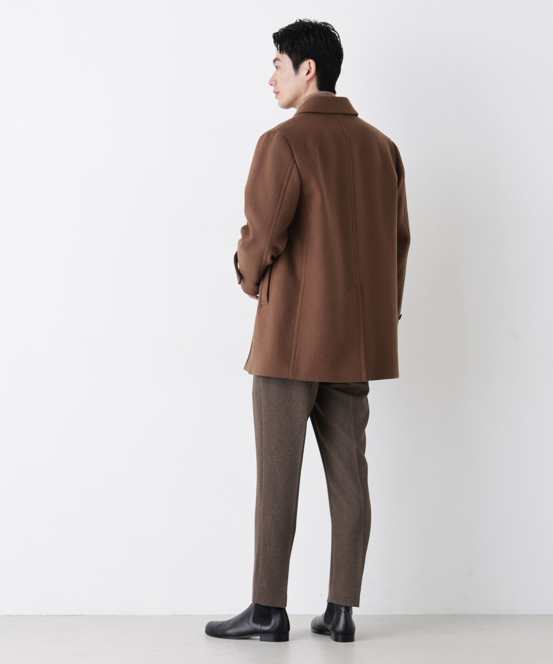NANO universe「「NEW ON COAT」ウール/Nショートステンカラーコート」|その他|