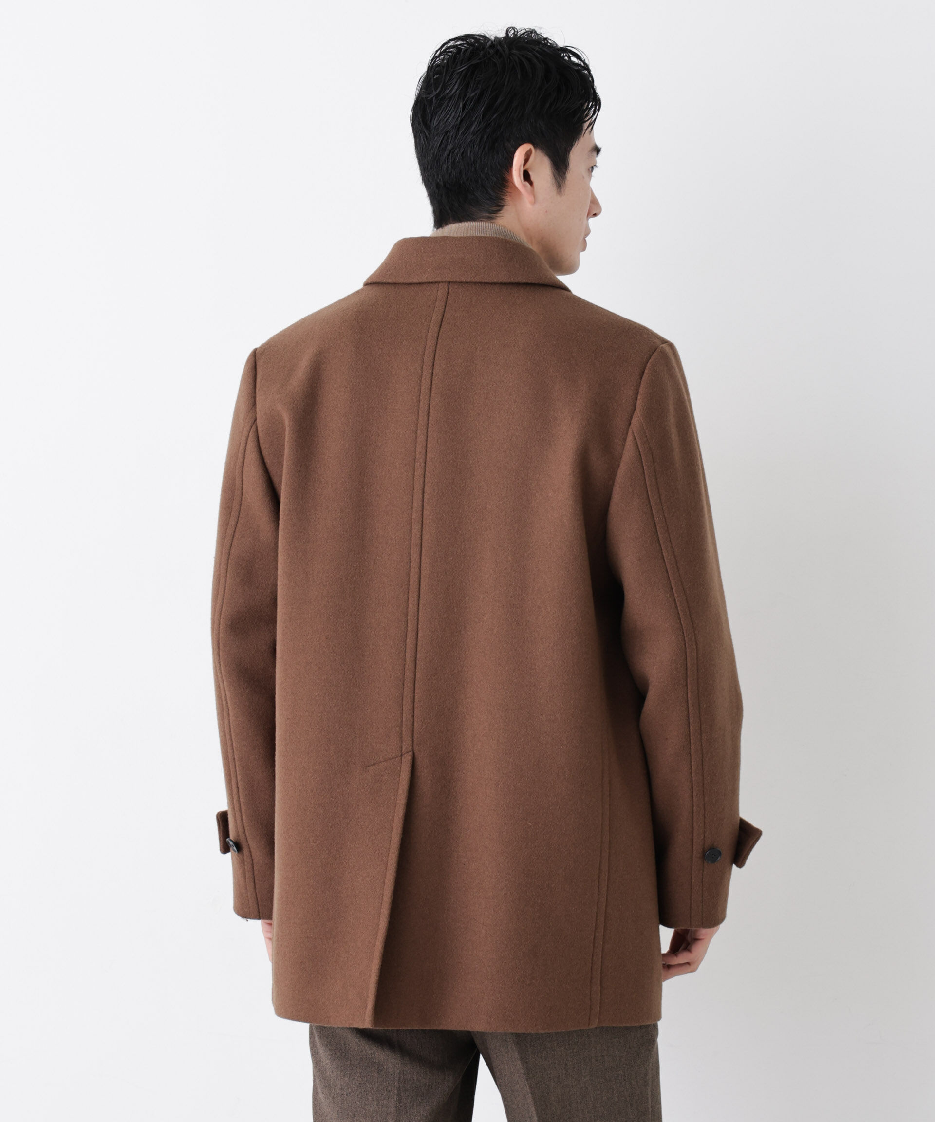 NANO universe「「NEW ON COAT」ウール/Nショートステンカラーコート」|その他|