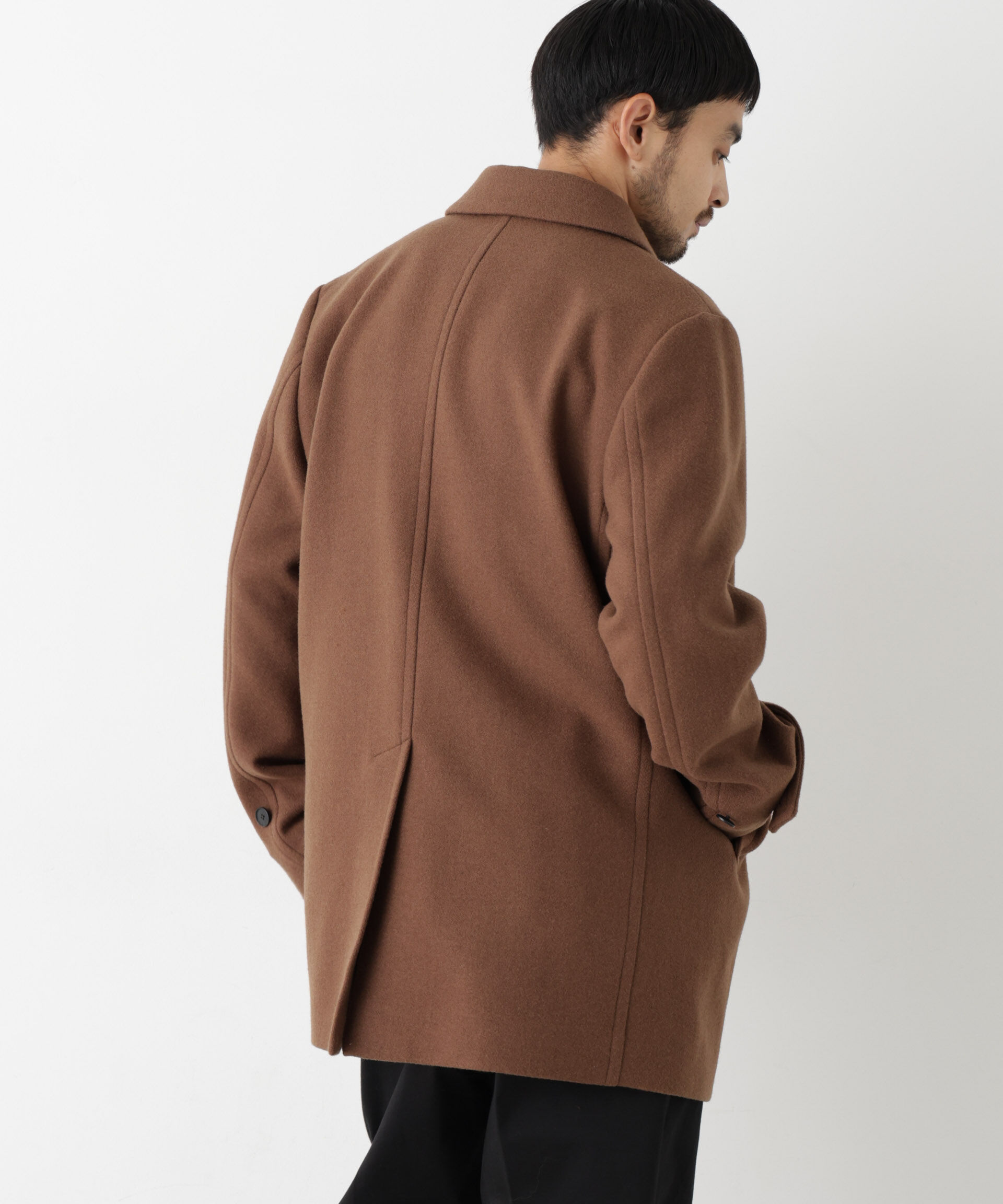 NANO universe「「NEW ON COAT」ウール/Nショートステンカラーコート」|その他|