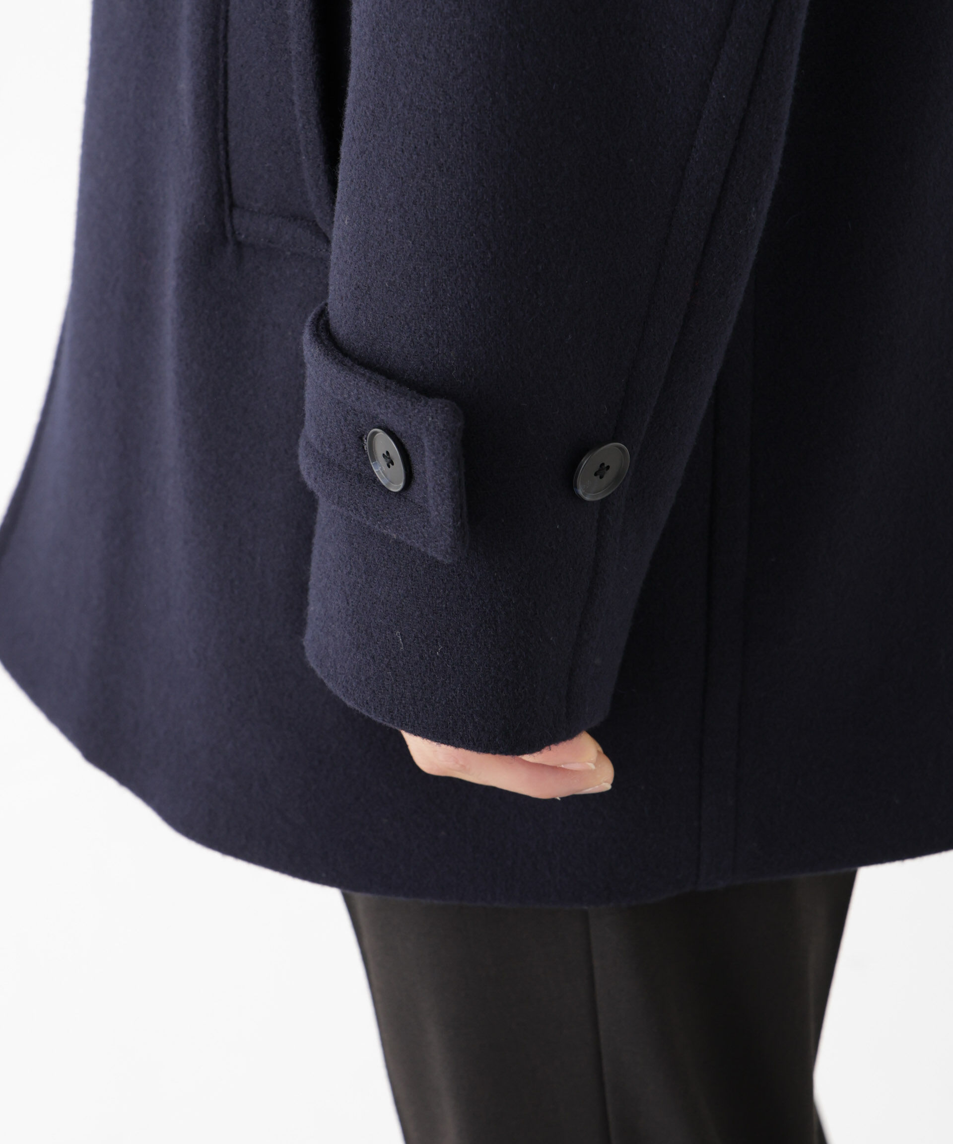 NANO universe「「NEW ON COAT」ウール/Nショートステンカラーコート」|その他|