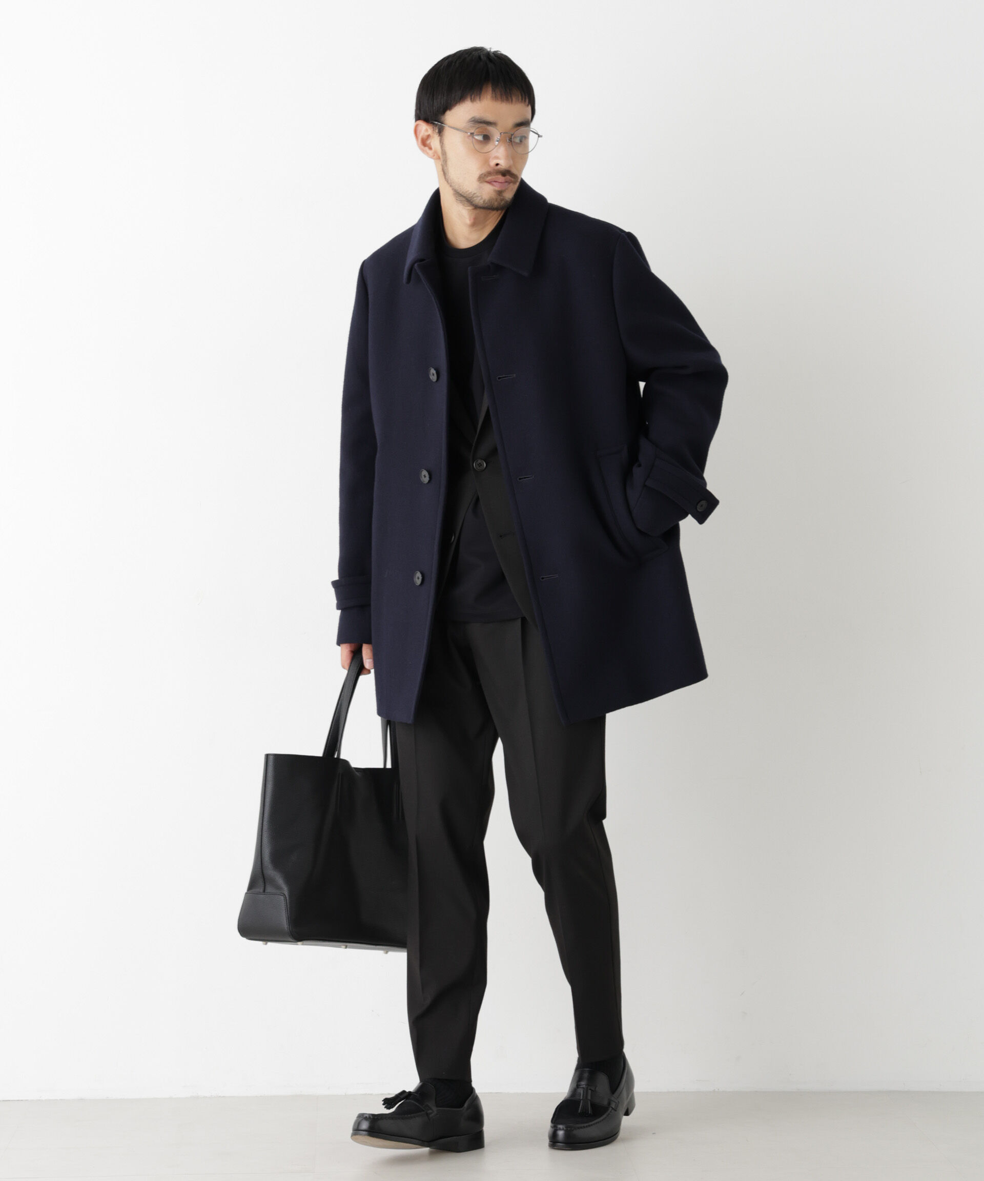 NANO universe「「NEW ON COAT」ウール/Nショートステンカラーコート」|その他|
