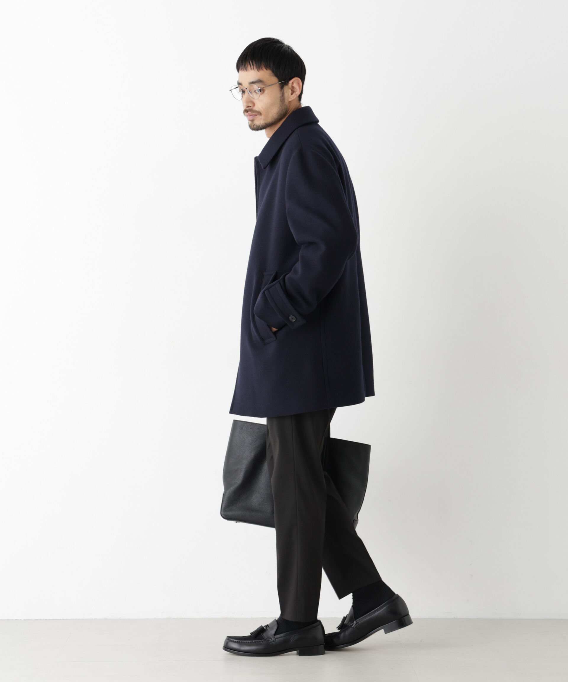 NANO universe「「NEW ON COAT」ウール/Nショートステンカラーコート」|その他|