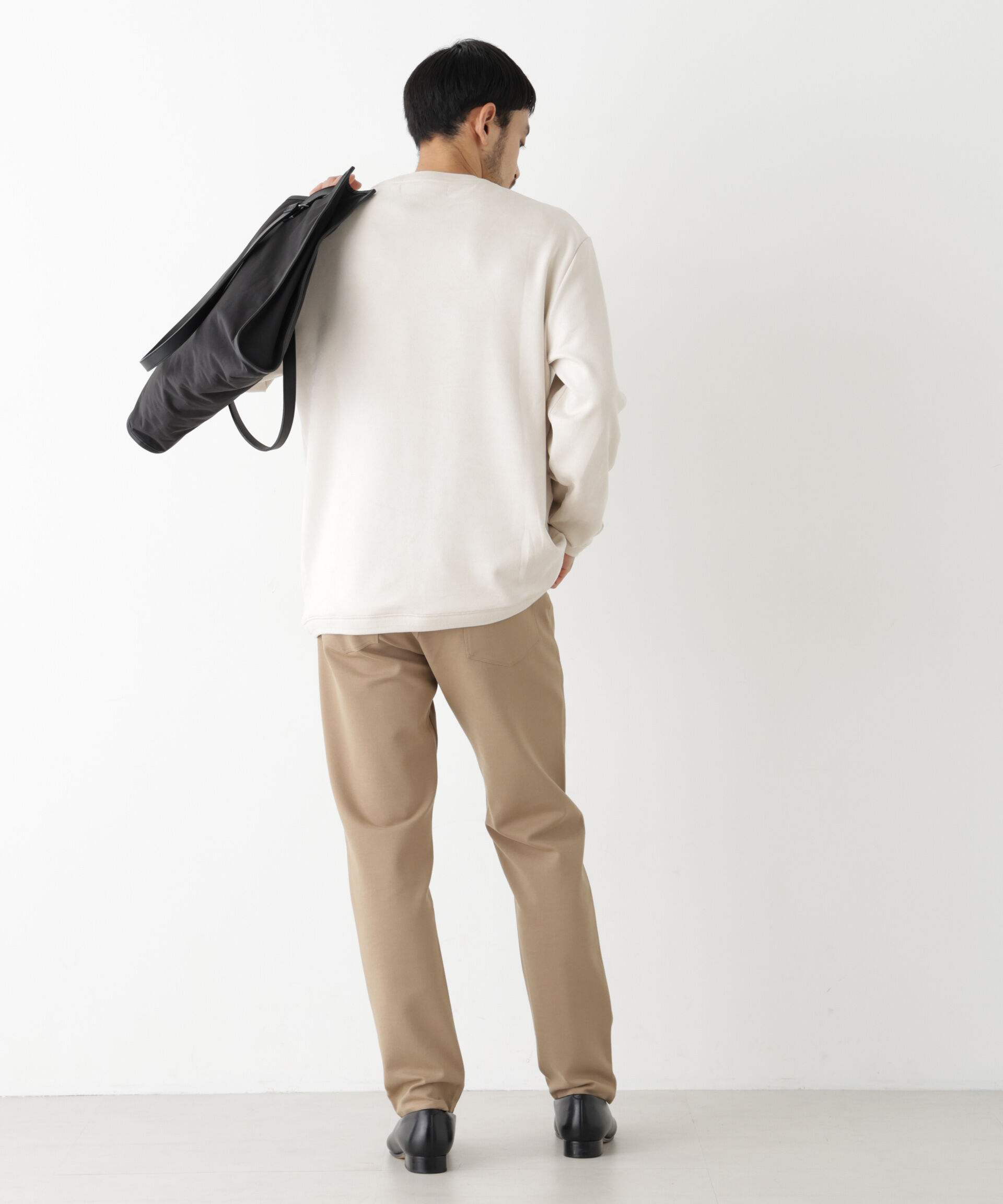 NANO universe「ストレッチ5Pテーパードパンツ」|チノ|