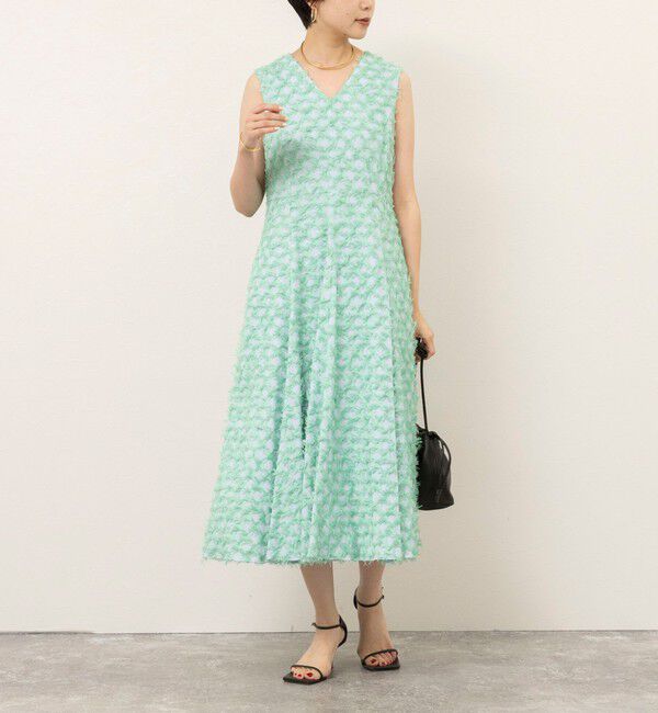 NOLLEY'S sophi「【WEB＆一部店舗限定】ラティスジャガードフレアワンピース」|ワンピース|