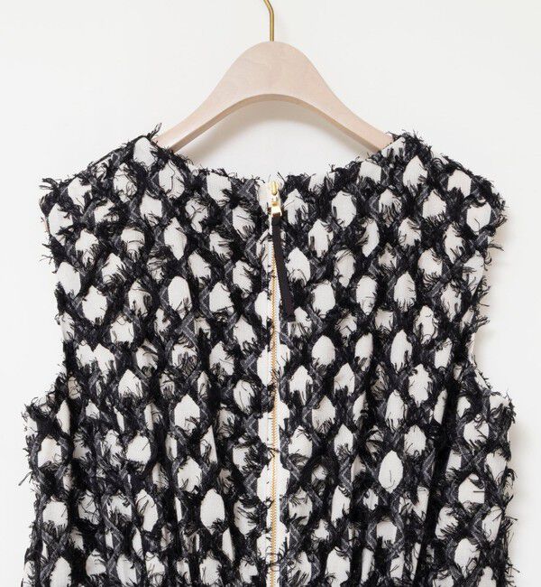NOLLEY'S sophi「【WEB＆一部店舗限定】ラティスジャガードフレアワンピース」|ワンピース|