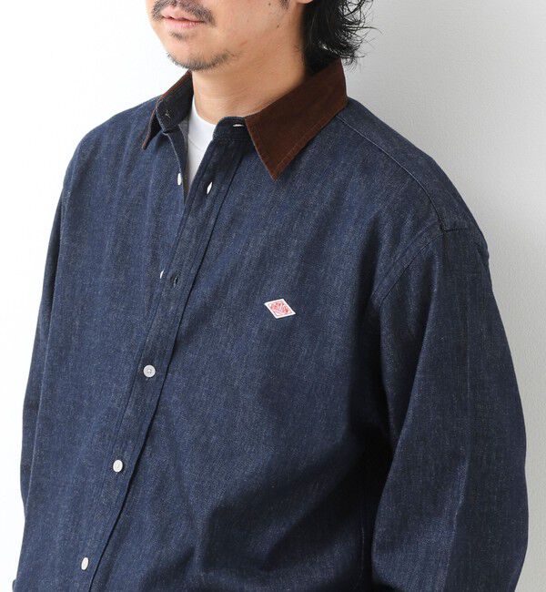 NOLLEY'S goodman「【DANTON/ダントン】LIGHT DENIM 切替（DT-B0478 SDM）」|シャツ・ブラウス|