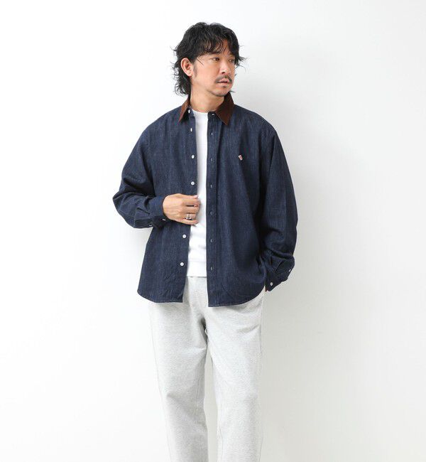 NOLLEY'S goodman「【DANTON/ダントン】LIGHT DENIM 切替（DT-B0478 SDM）」|シャツ・ブラウス|