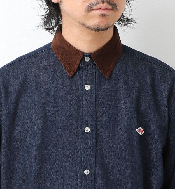 NOLLEY'S goodman「【DANTON/ダントン】LIGHT DENIM 切替（DT-B0478 SDM）」|シャツ・ブラウス|
