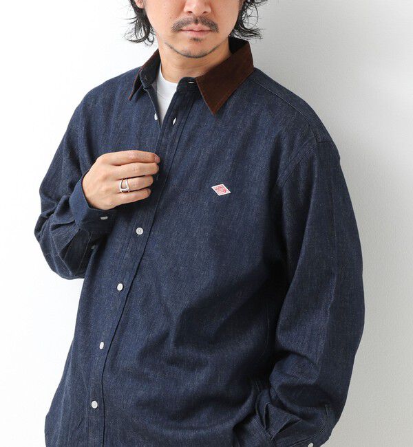 NOLLEY'S goodman「【DANTON/ダントン】LIGHT DENIM 切替（DT-B0478 SDM）」|シャツ・ブラウス|