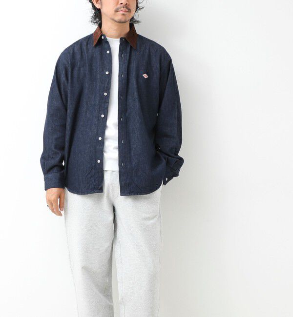NOLLEY'S goodman「【DANTON/ダントン】LIGHT DENIM 切替（DT-B0478 SDM）」|シャツ・ブラウス|