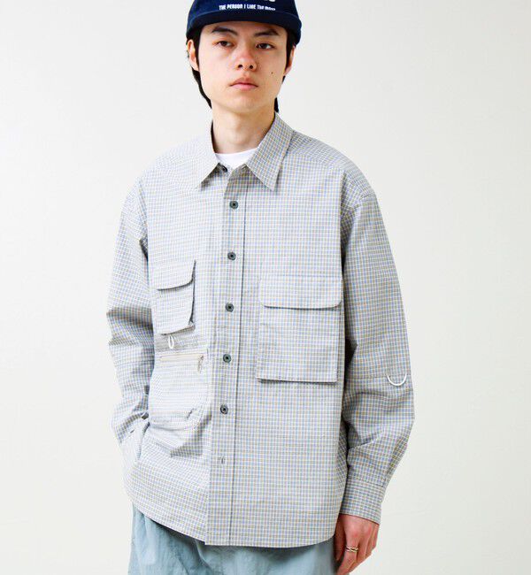 GLOSTER「【ギアディテール】チェック フィッシングシャツ」|シャツ・ブラウス|