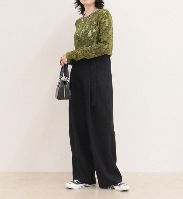 fredy emue「ベルトデザインタックスラックス」|スラックス|