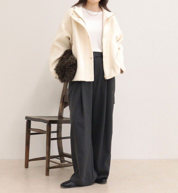 fredy emue「ベルトデザインタックスラックス」|スラックス|