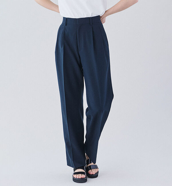  「THE SHINZONE | CHRYSLER PANTS WOMEN」|チノ|NAVY