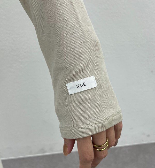  「〈NUE〉シアーヘンリー2WAYトップス」|Tシャツ・カットソー|
