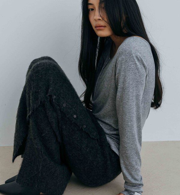  「〈NUE〉シアーヘンリー2WAYトップス」|Tシャツ・カットソー|