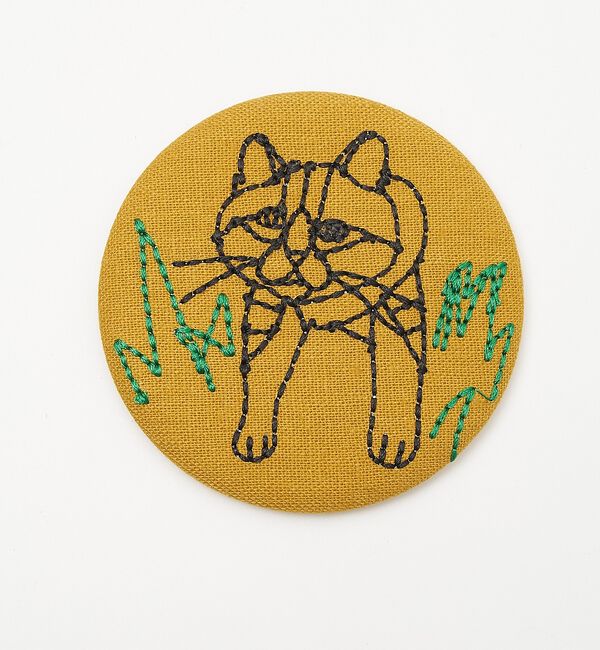 collex「【＋HAyU fabric】コンパクトミラー　缶バッチミラー　手鏡」|ポーチ|