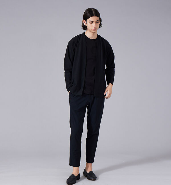 ABAHOUSE「【ノンストレス】定番 / COTTON LYCRA 圧着 クルーネック 半袖 T」|Tシャツ・カットソー|