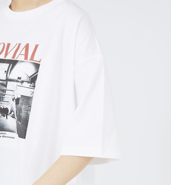 ABAHOUSE「【LE TRIO ABAHOUSE】JOVIAL / グラフィックTシャツ /」|Tシャツ・カットソー|