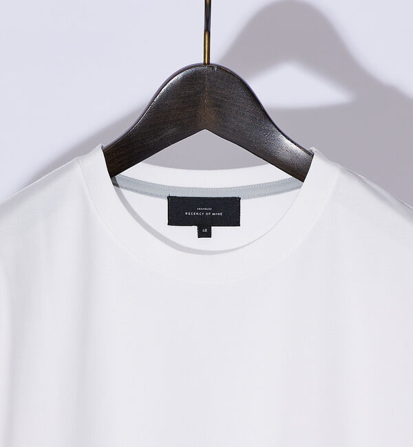 ABAHOUSE「【クルーネック】ストレッチ ポンチ 半袖Tシャツ」|Tシャツ・カットソー|