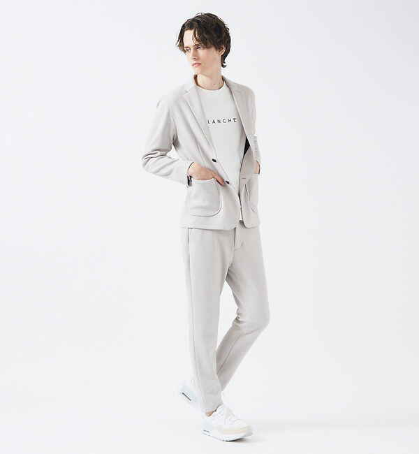 ABAHOUSE「【MASCHILE】セットアップ対応/チェック リンクス ニット パンツ」|その他|