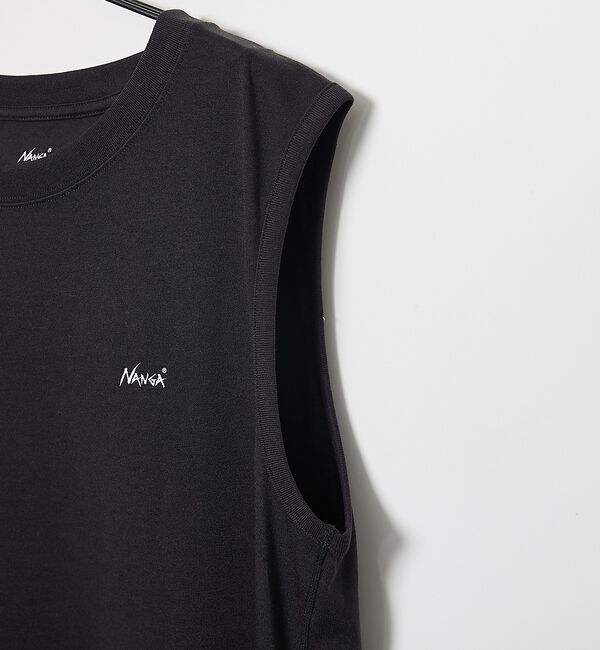 ABAHOUSE「【NANGA/ナンガ】DRY MIX TANK TOP /ロゴプリント 吸汗速乾」|キャミソール|