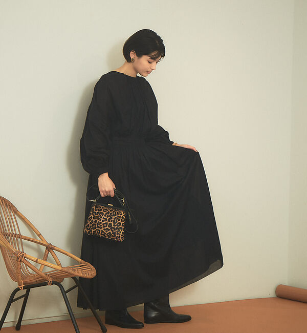 Rouge vif「【CLUNY LACE】レースバックシャンワンピース」|ワンピース|
