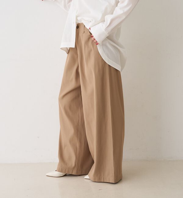 Rouge vif「ポリコットン撥水ワイドパンツ」|その他|