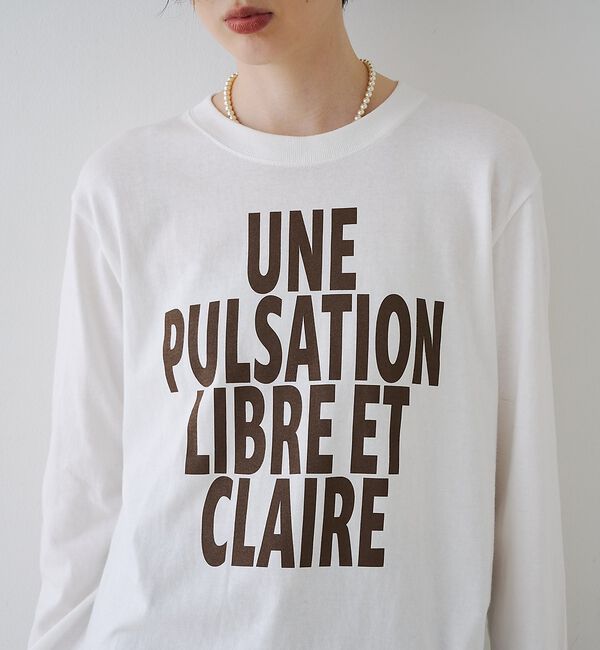 Rouge vif「ロゴ＆フォトロングスリーブTシャツ」|Tシャツ・カットソー|