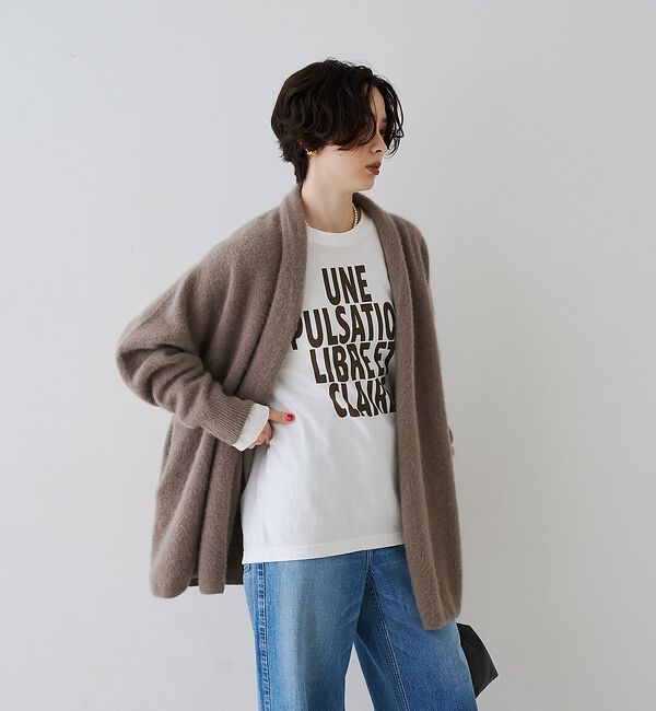 Rouge vif「ロゴ＆フォトロングスリーブTシャツ」|Tシャツ・カットソー|