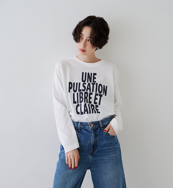 Rouge vif「ロゴ＆フォトロングスリーブTシャツ」|Tシャツ・カットソー|