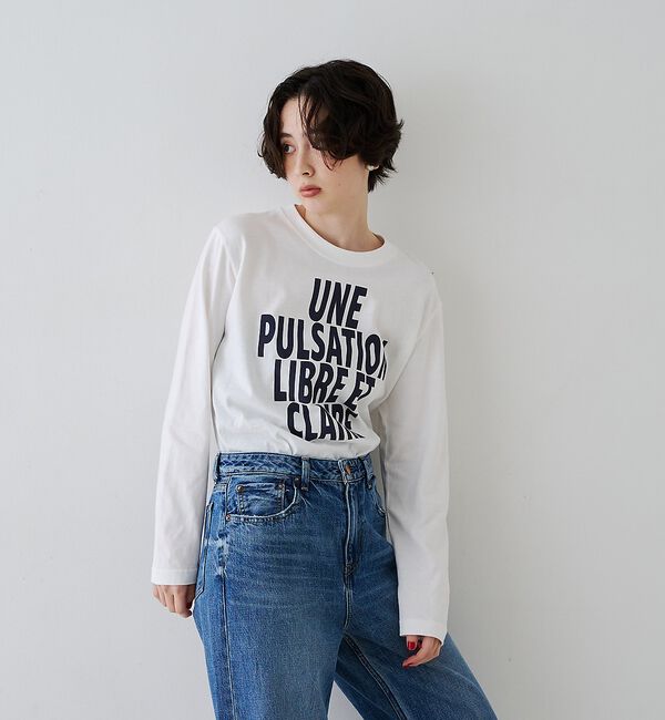 Rouge vif「ロゴ＆フォトロングスリーブTシャツ」|Tシャツ・カットソー|