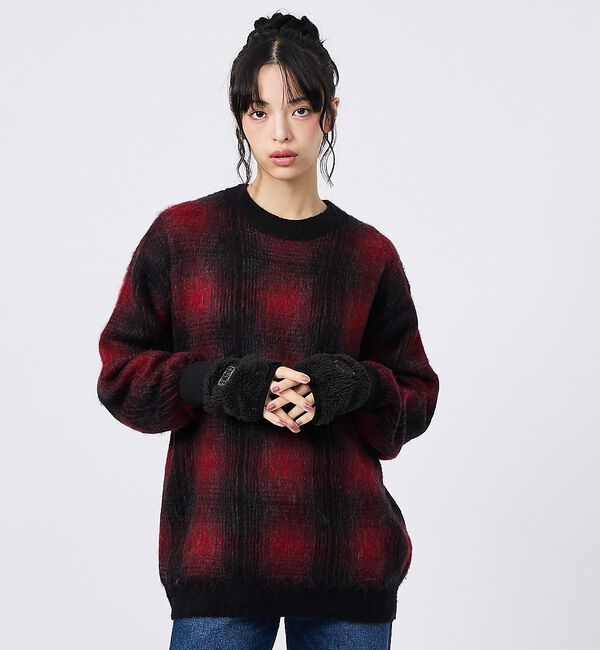 Rouge vif「【CHUMS/チャムス】Bonding Fleece Cuff Gaiter/手」|手袋|