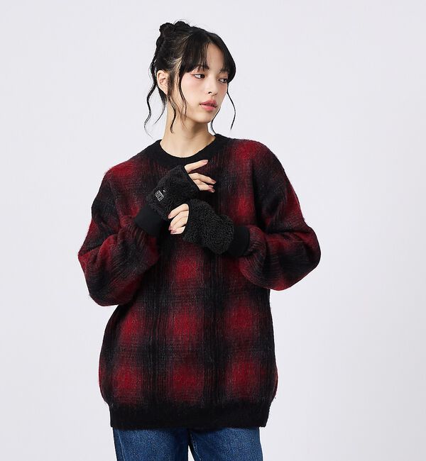 Rouge vif「【CHUMS/チャムス】Bonding Fleece Cuff Gaiter/手」|手袋|