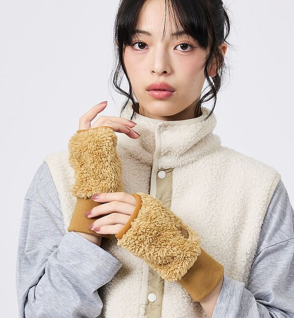 Rouge vif「【CHUMS/チャムス】Bonding Fleece Cuff Gaiter/手」|手袋|