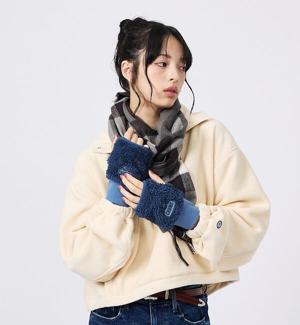 Rouge vif「【CHUMS/チャムス】Bonding Fleece Cuff Gaiter/手」|手袋|