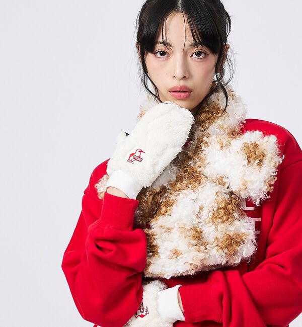 Rouge vif「【CHUMS/チャムス】Booby Elmo Mitten/手袋/グローブ/防寒」|手袋|