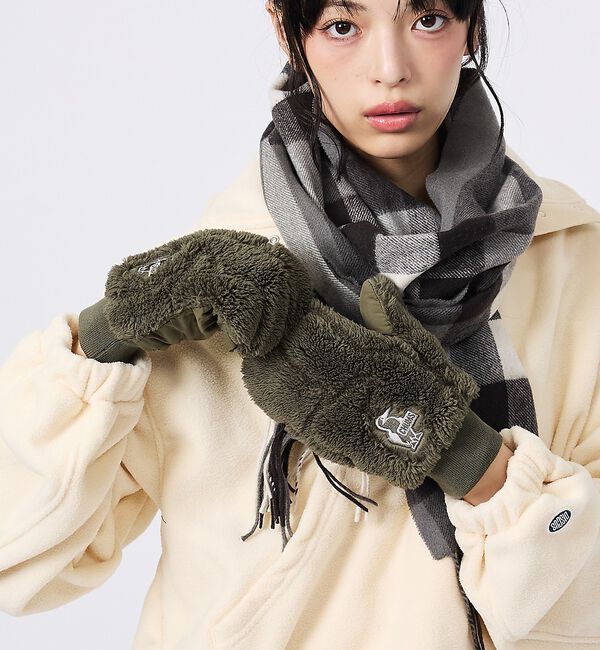 Rouge vif「【CHUMS/チャムス】Booby Elmo Mitten/手袋/グローブ/防寒」|手袋|モカ