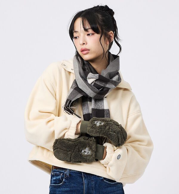 Rouge vif「【CHUMS/チャムス】Booby Elmo Mitten/手袋/グローブ/防寒」|手袋|